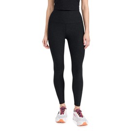 Beyond Yoga Women's Spacedye Caught in The Midi Leggings, Darkest Night, Black, M