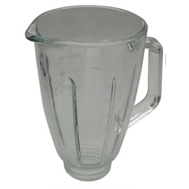Joystar 6-Cup dishwasher safe glass jar,Compatible with oster Blenders 006803-000-NP0; 006803-000-N01; 006811-C00-NP0; 006811-C00-N01; 006843-000-NP1; 006844-000-NP1; 006844-000-N01
