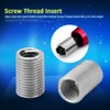 50pcs Stainless Steel Thread Repair Insert M6 x 1.0 x