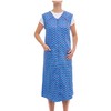 Tobeni Women's Long Cotton Apron Dress with Zip (5703) -