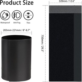 Astromania Flexible Dew Shield for Telescope Front Outer Diameter from 203-221mm Diameter - Keep Dew Away and Gives You Clear observing for The Entire Night