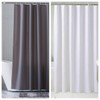 Voarge Two Sizes Shower Curtain for Bathroom, White Narrow Small