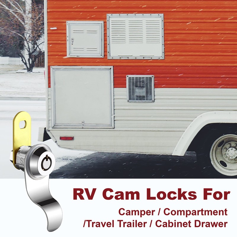 Naissian RV Locks for Storage Door 5/8 inch, Camper Storage