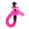 SEGO Helmet Pigtail Braids with Detachable Suction Cup with Bowknot