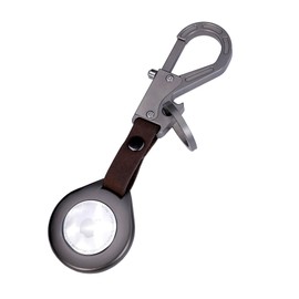 Pamovolio Titanium Keychain for Apple Airtags Metal Alloy case Bottle Opener Carabiner Lost Luggage Cat Dog Pets car Quick Release EDC Key Holder Accessories Finders GPS Ring