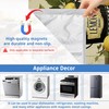 Washable Farmhouse Lemon Bucket Dishwasher Magnetic Cover for Kitchen Decor,Refrigerator