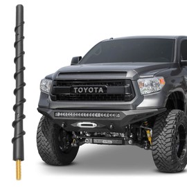 VOFONO Antena de 7 pulgadas compatible con Toyota Tundra Tacoma 2000-2021, reemplazo de antena de goma flexible en espiral