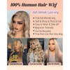 Sherico Ash Blonde Human Hair Wig 13x6 Invisible HD Deep