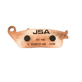 JSA Brakes 196 HH Motorcycle Brake Pads, Premium Brakes Pads For Honda Rebel 500 & Indian Motorcycles, JSA-E1018511-196, Organic Friction Component, Copper-Plate, Rear Brake Pads, Front Brake Pads.