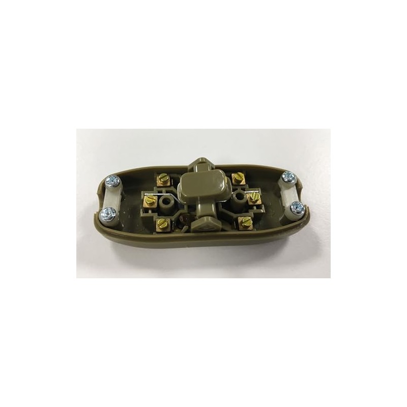 Lyvia 6AMP IN LINE ROCKER/TORPEDO SWITCH TABLE LIGHT LAMP GOLD