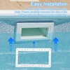 Tinoaly 2pcs Pool Skimmer Gasket Replacement, Wide Mouth Above Ground