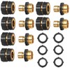 STYDDI Garden Hose Quick Connect Fittings Coupler, Metal Hose Fitting