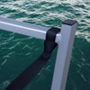 EZ-Xtend Pontoon Ladder Pull Up Strap Using Snap Hook System