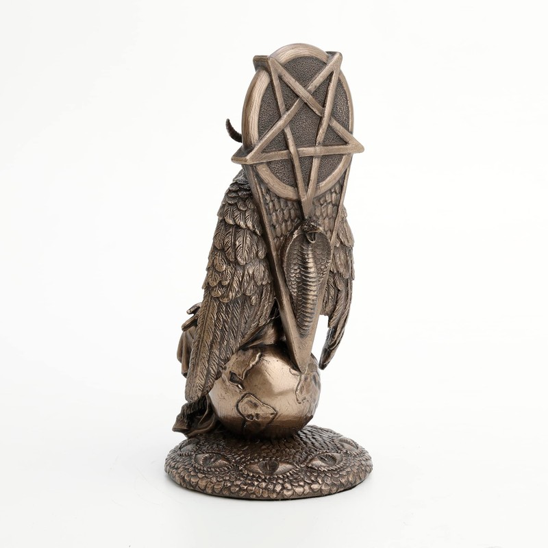 Veronese Design 8 1/2 Inch Baphomet Sitting on The Globe