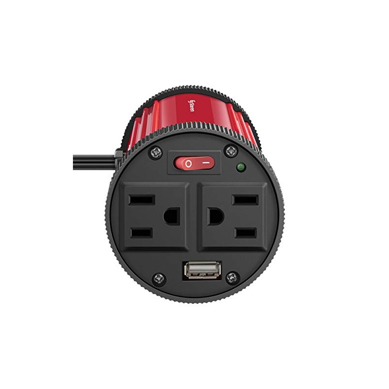 STEREN Inversor D/150W P/Portavasos C/USB