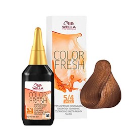 Wella Color Fresh PH 6 5 - Acid - 5/4 Light Brown Red, 75 ml