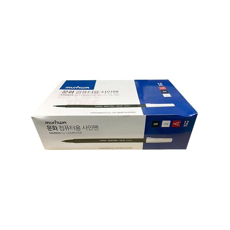 Munhwa Nexpro Computer-Use Sign Pens 12 Pens x 12 Sets