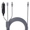 Zinweyton 3 in 1 Starlink Mini Cable 30FT/10M, USB C/Car