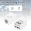 sourcing map 20 Pack Cat 6 Tool-Free RJ45 Ethernet Jack,