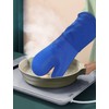 sungwoo Silicone Oven Mitts, Heat Resistant Oven Gloves with Quilted