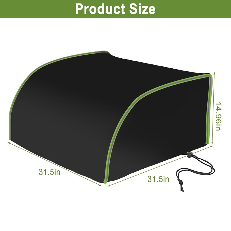 RV Air Conditioner Cover 600D Waterproof Outdoor RV Travel Trailer