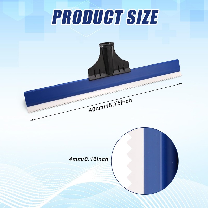 Epoxy Floor Squeegee, 16 Inch Epoxy Squeegee with 0.16 Inch