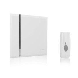 Byron Sentry BY401W 60m Wireless Wall Mounted Door Chime Kit with 4 Sounds