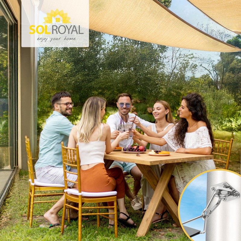 Sol Royal Awning Mounting Set Mounting Kit M6 - Bracket
