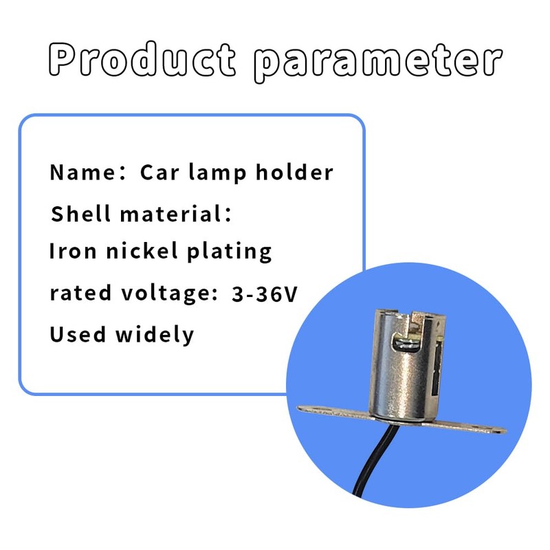 Lecctso 2PCS Car Light Bulb Socket, BA15S LED Bulb Light