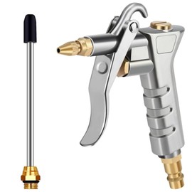 Air Duster Gun, Air Tool Duster, Air Blow Gun, Equipped with Long Nozzle, Top and Bottom Connection, Air Gun, Lightweight, Easy to Grip, Wind Increasing Nozzle, Car Cleaning, Furniture Cleaning,