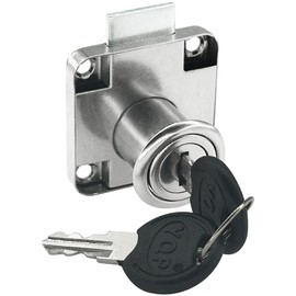 4 PCS Draw Cam Locks with Keys for File Cabinet Mailbox Desk (Cam Length: 22MM)