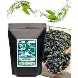 Element Tea, Silky Oolong (Milk Oolong), 1 LBS Loose Leaf Tea Pouch, Fruity and Smooth, Caffeinated. Mountenous Silky Oolong Tea.