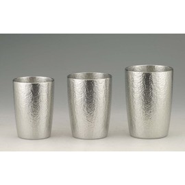 Osaka Tin Ware (Suzuki) Osaka Naniwa Tin Ware Traditional Craft Sake Ceramics Tumbler Berk, Medium 16-5-1