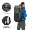 Outplea 50L Large Hiking Backpack with Front Opening Men Women
