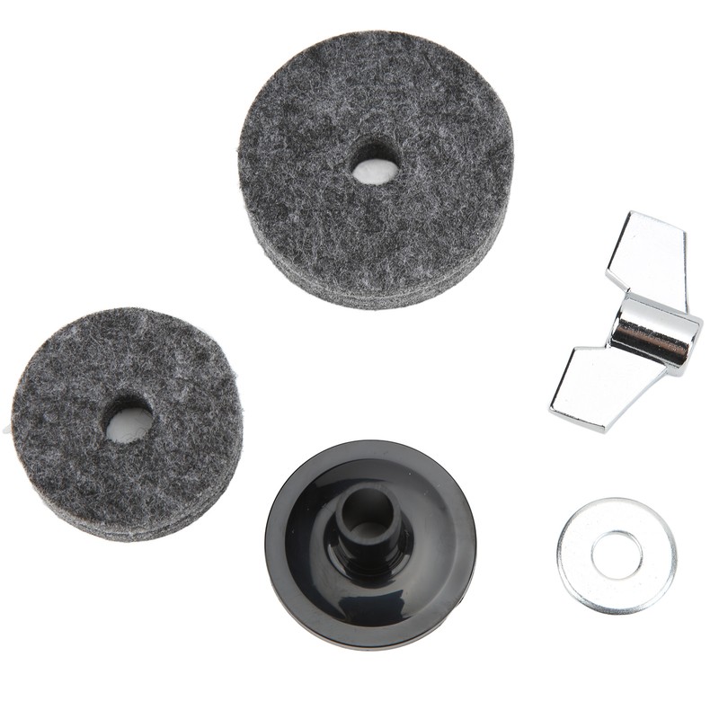 21Pcs Cymbal Replacement Accessories Felts Sleeves Wing Nuts Washers for
