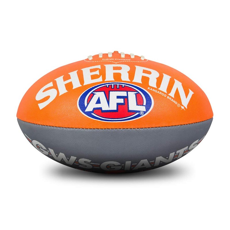 Sherrin GWS Giants AFL Club Football, Size 5