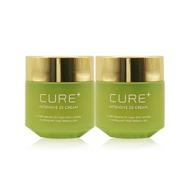 Kim Jung Moon Aloe Cure Intensive 2X Cream 50g + 50g / 김정문알로에 큐어 인텐시브 2X 크림 50g + 50g