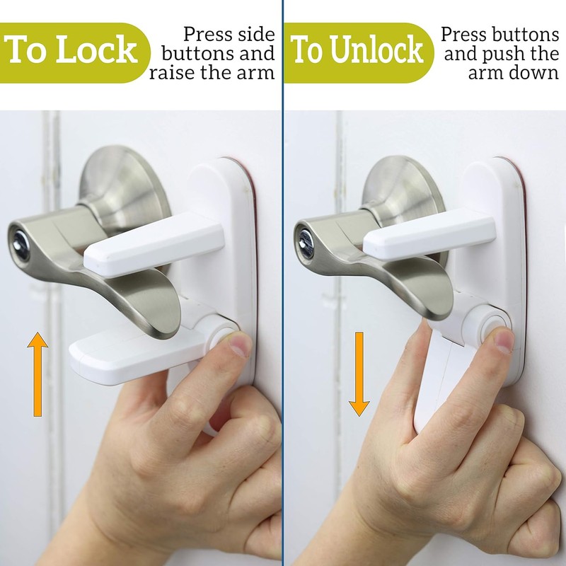 Door Lever Lock (3 Pack) – Baby Proof Door Handle