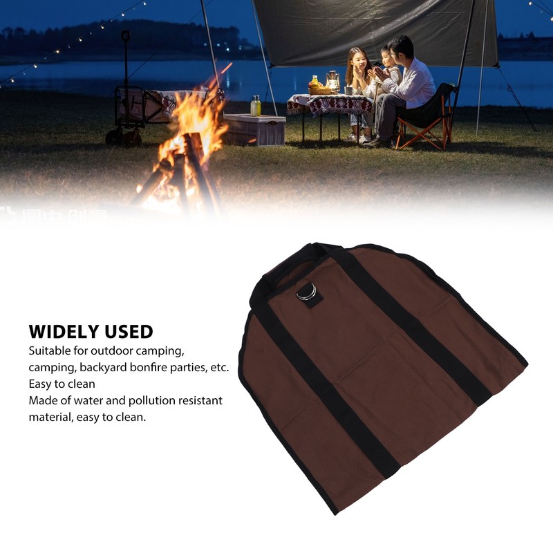 Firewood Carrying Bag Foldable Firewood Log Carrier Portable Large Capacity