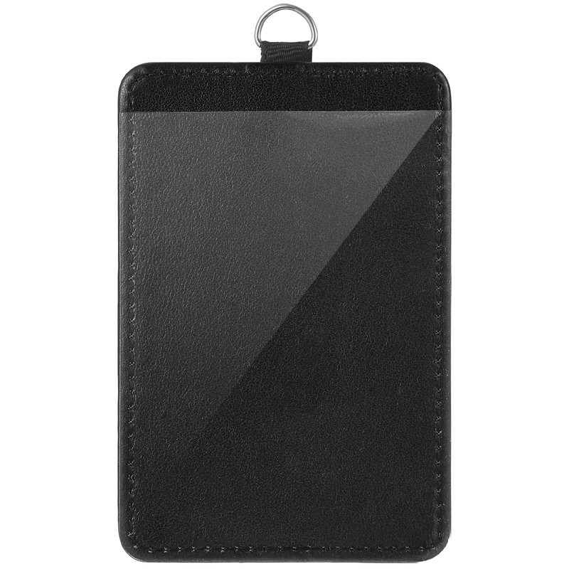 Afcabakila 10 Pack Sublimation Blanks PU Leather ID Badge Holder,