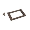 Antique File Cabinet Label Holder 3" x 2" Frame Drawer