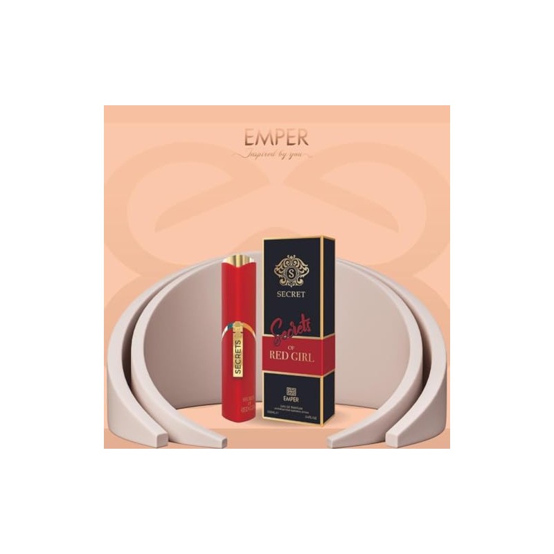 Emper Secrets of red girl, For women - 100ml3.4 Fl.Oz