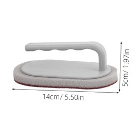 FOMIYES 2-Pack Kitchen Cleaning Brush Dish Scrubber Sponge Multi-use Reusable Wok Sponge Dish Washing Scrubber for Kitchen