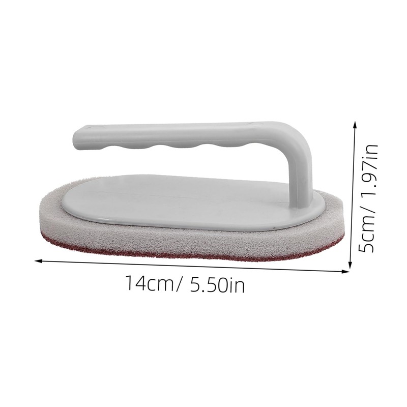 FOMIYES 2-Pack Kitchen Cleaning Brush Dish Scrubber Sponge Multi-use Reusable