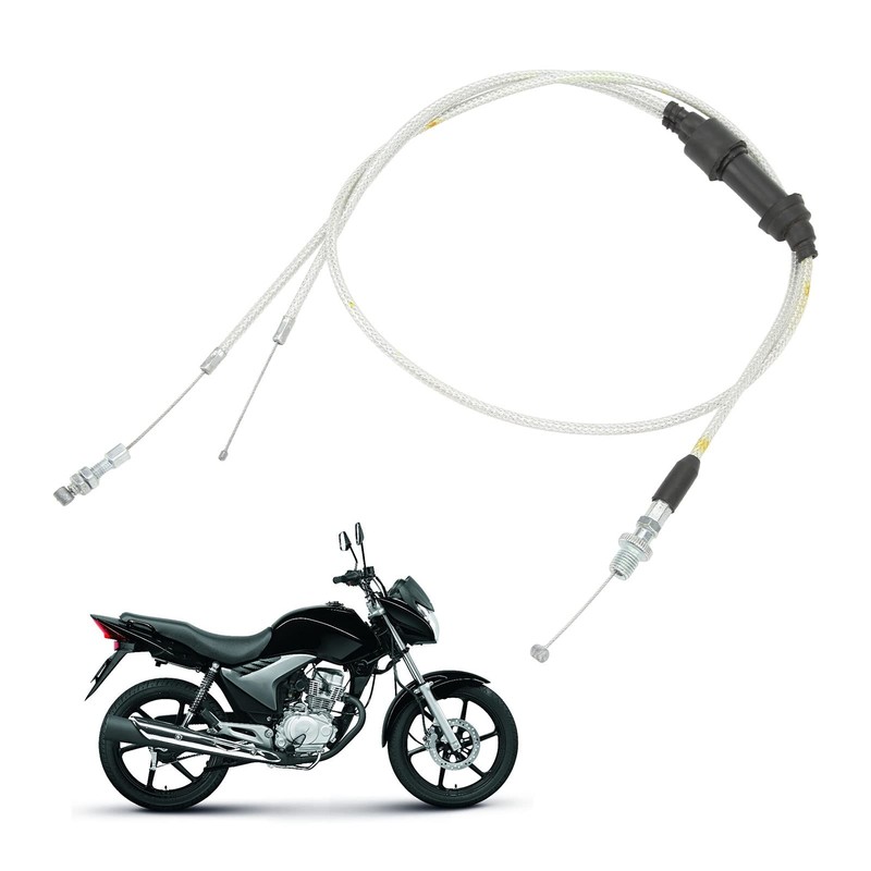 Motorcycle Throttle Cable Double Throttle Cable Direct Fit Wear Resistant