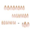 Rchovsam Medium Press on Nails Amond Nails Press Ons Medium