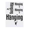 4 x 'Funny Hanging Monkey' Temporary Tattoos - Water Resistant,