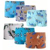 Boboking Boys' Cotton Boxer Brief Soft Dinosaur Truck Toddler Kids