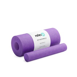 Relexa® 2-in-1 Fascia Roller for Fascia Training, Self Massage and Yoga
