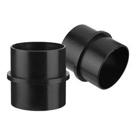 2pcs 75mm Heater Ducting Connector Round Duct Pipe, Plastic 75mm Ducting Joiner Connector Pipe, Connector Ventilation Pipe Round Duct Pipe for Eberspacher Espar or Webasto Heater